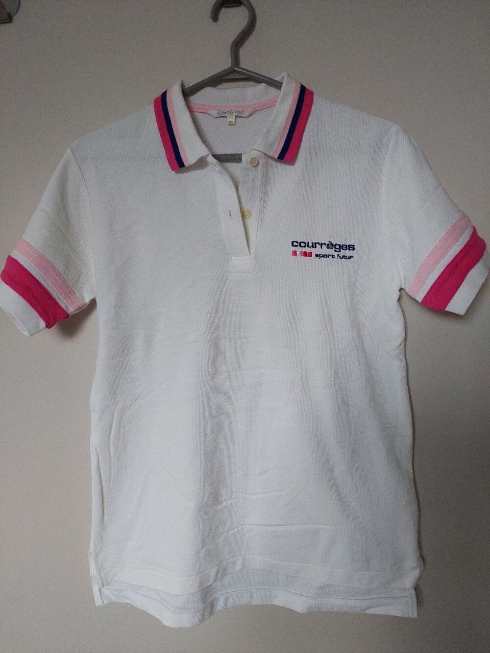 Courrèges Sport Futur Women's Golf Polo Shirt Us 6 /Japan Sz 11